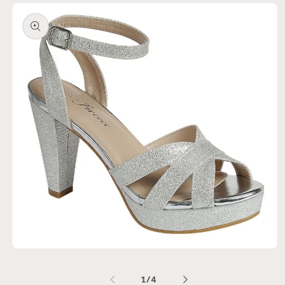 Silver heels